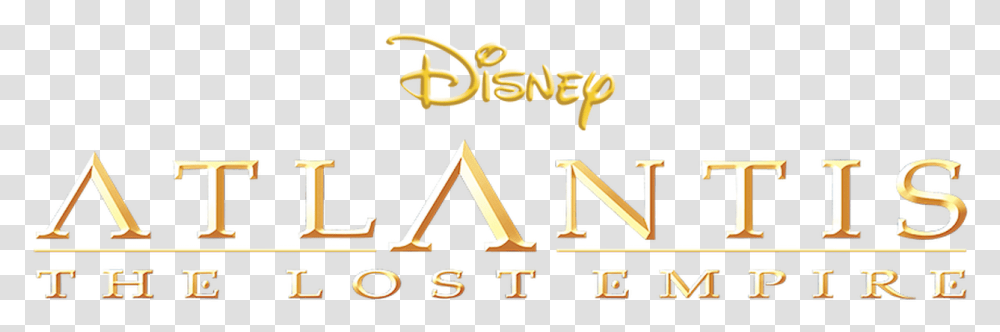Atlantis The Lost Empire Logo, Alphabet, Word Transparent Png
