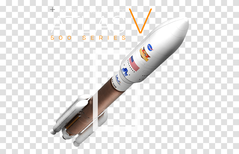 Atlas V 500 Series, Rocket, Vehicle, Transportation, Missile Transparent Png