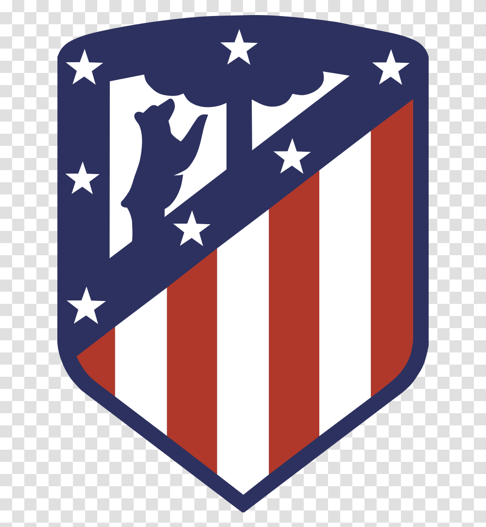 Atletico Madrid Logo Atletico Madrid Logo, Armor, Flag, Shield Transparent Png