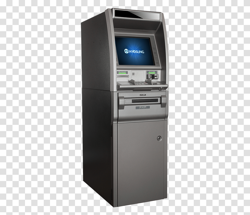 Atm Machine Image Atm Hyosung, Refrigerator, Appliance, Monitor, Screen Transparent Png