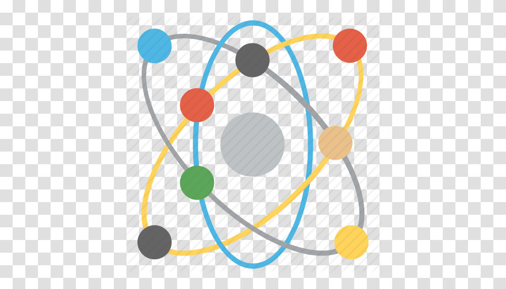 Atom Atom Symbol Atomic Energy Nuclear Sign Icon, Sphere, Musical Instrument, Gong, Drum Transparent Png