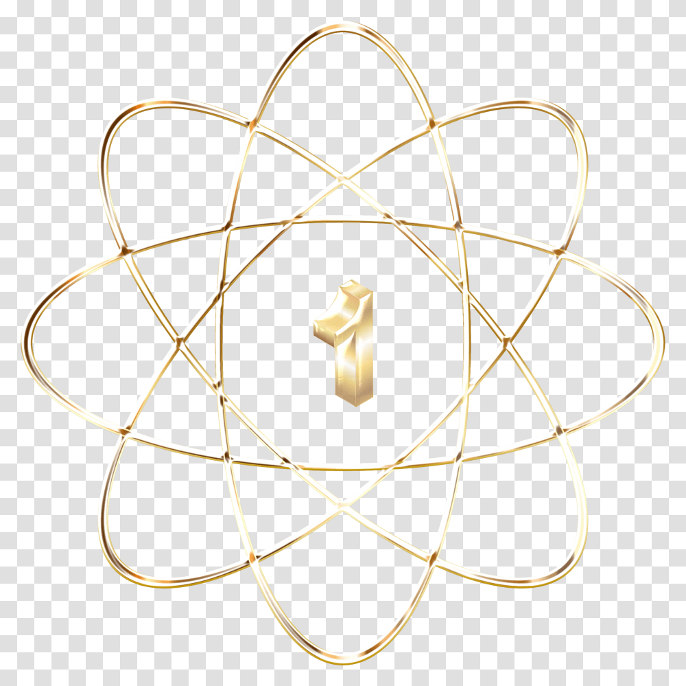Atom Icon Bg, Bow, Gold, Lawn Mower, Tool Transparent Png