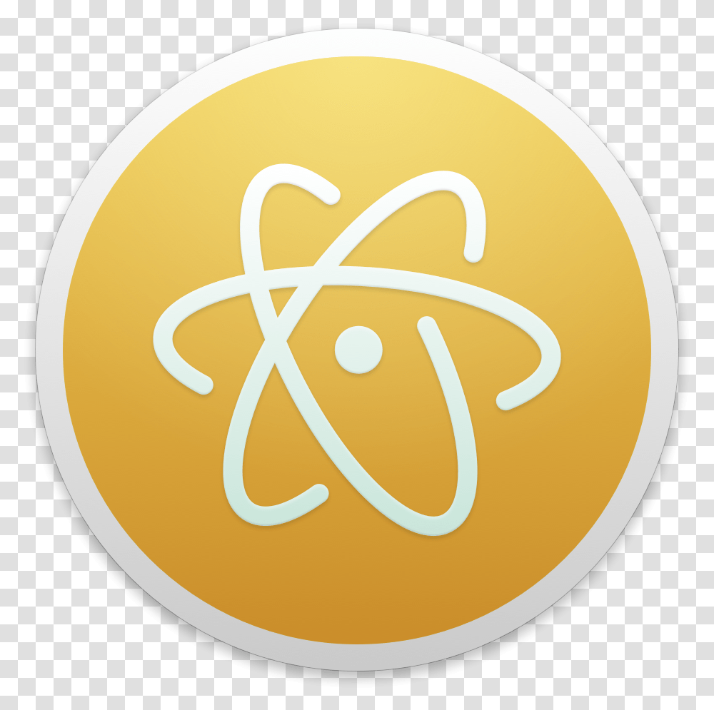 Atom Text Editor Icon, Logo, Trademark, Label Transparent Png