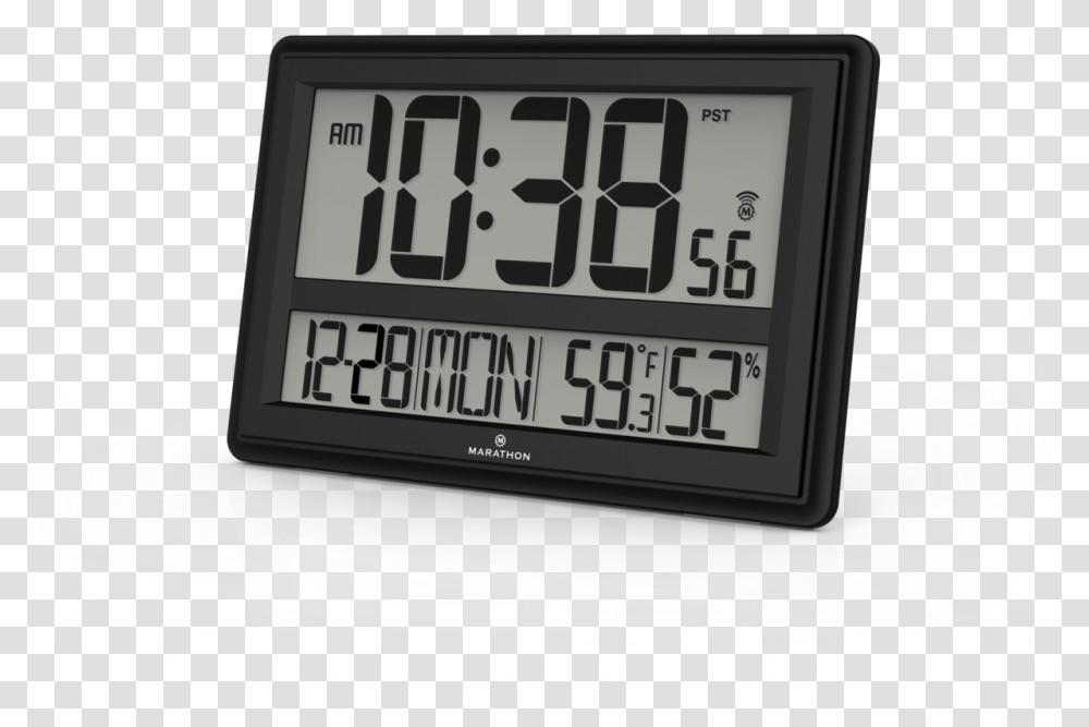 Atomic Alarm Clock Radio Clock, Digital Clock, Wristwatch Transparent Png