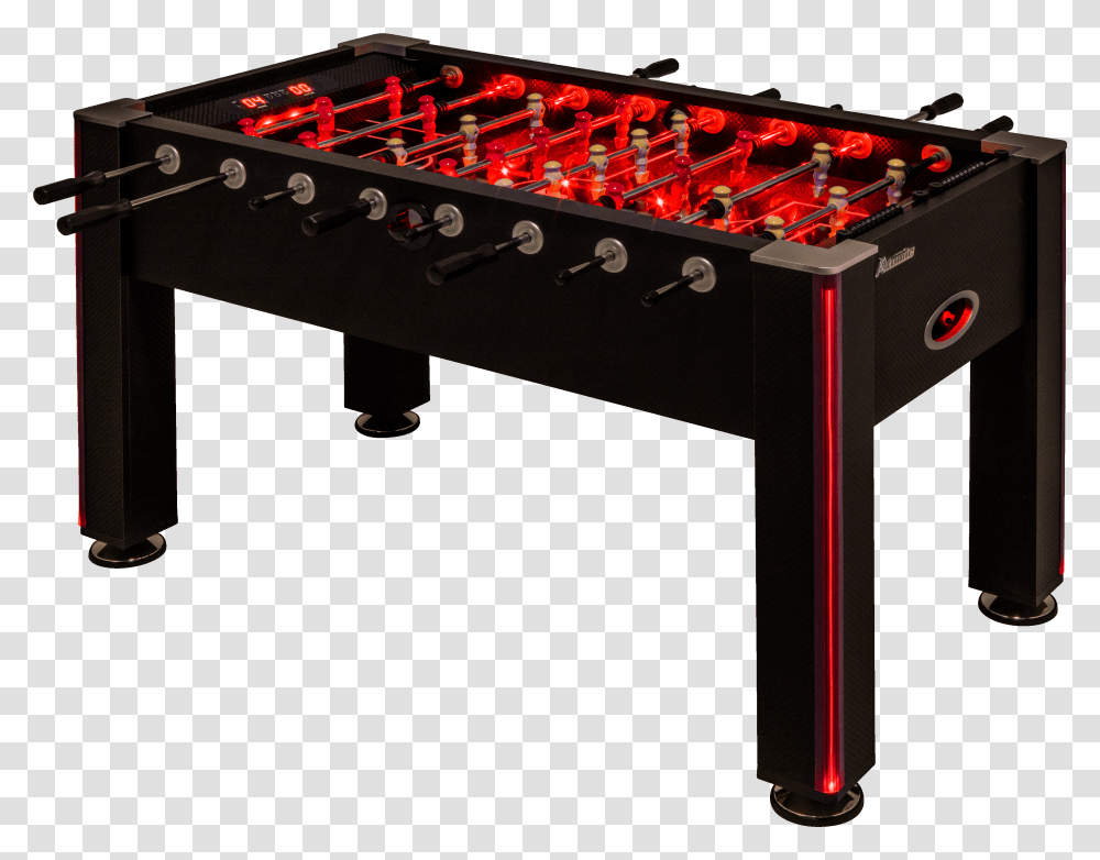 Atomic Azure Led Light Up Foosball Table, Piano, Leisure Activities, Musical Instrument, Arcade Game Machine Transparent Png