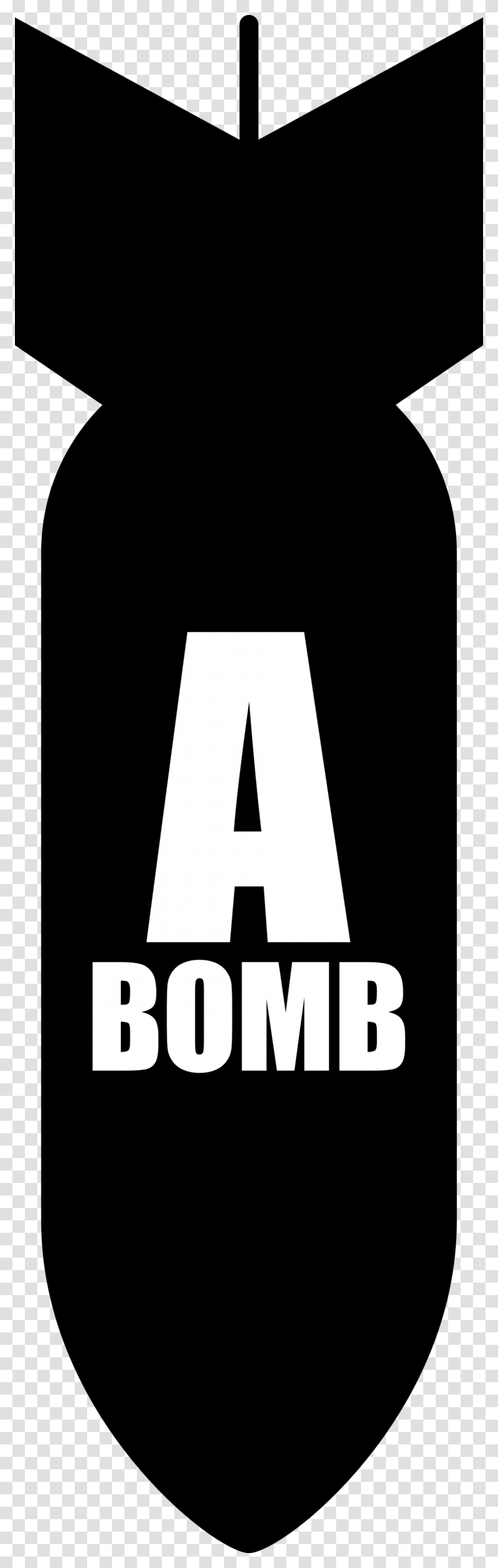 Atomic Bomb Atomic Bomb Bomb Clip Art Black And White, Word, Alphabet Transparent Png