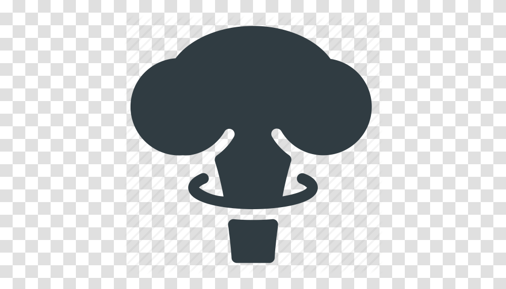 Atomic Bomb Cloud Mushroom Science Icon, Silhouette, Chair, Furniture, Leisure Activities Transparent Png