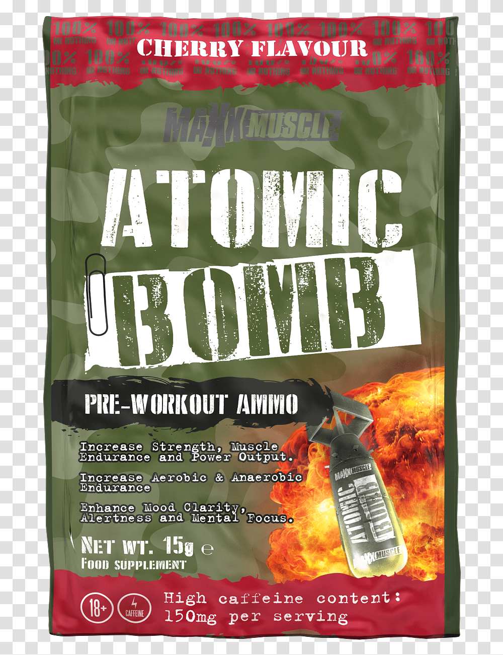 Atomic Bomb Muesli, Poster, Advertisement, Flyer, Paper Transparent Png