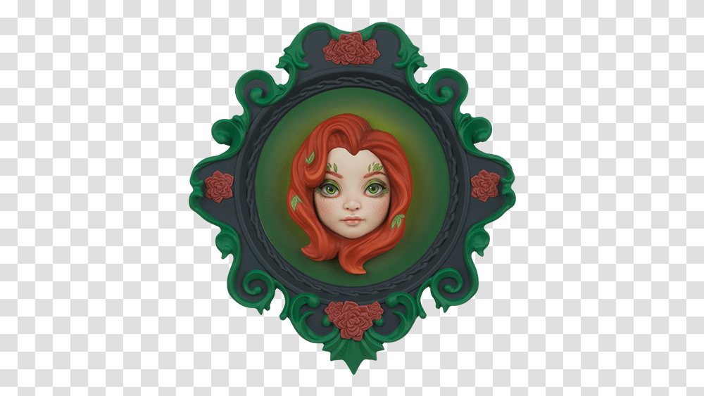 Atomic Misfit Poison Ivy Wall Hanging By Xhanthi Poison Ivy, Person, Birthday Cake, Dessert, Food Transparent Png