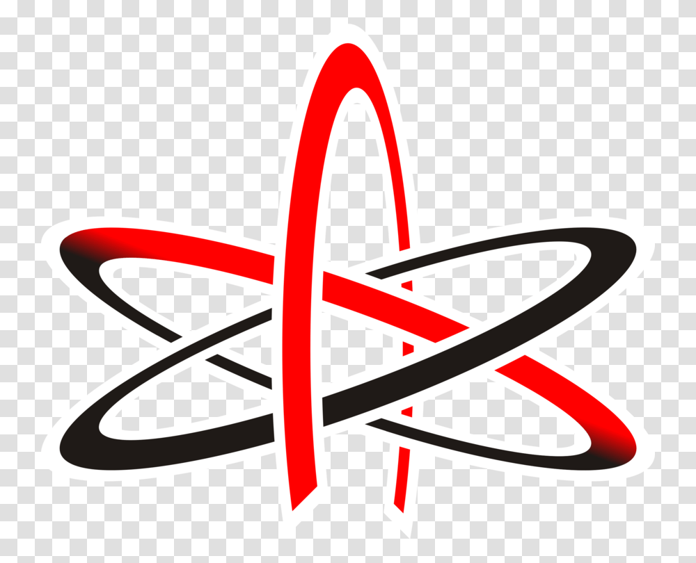 Atomic Nucleus Nuclear Physics Vector Model Of The Atom, Logo, Trademark, Dynamite Transparent Png