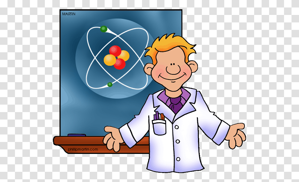 Atomic Structure Chart Science Teacher Clipart, Person, Human, Lab Coat Transparent Png
