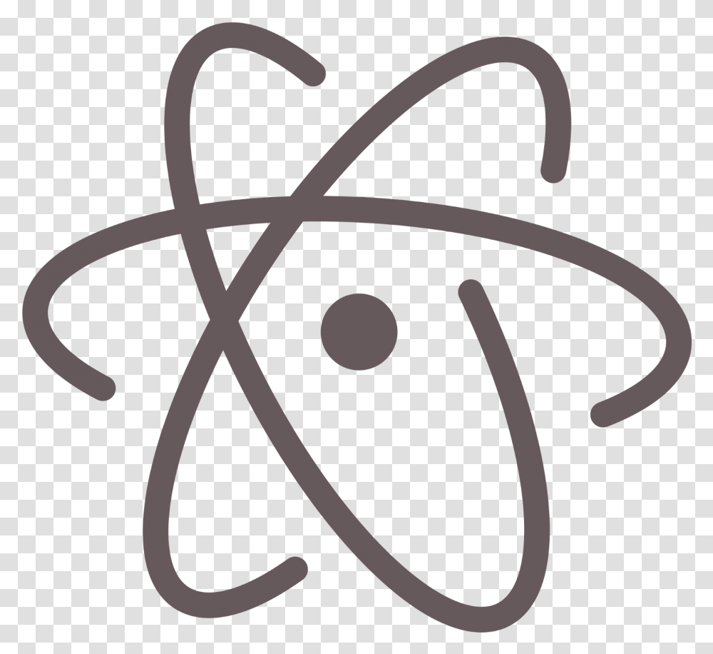 Atomic Symbol Atom Text Editor Logo, Handwriting, Calligraphy, Alphabet, Shower Faucet Transparent Png