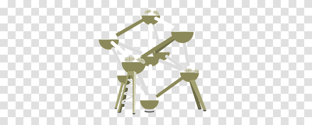 Atomium Cross, Tripod, Microscope Transparent Png