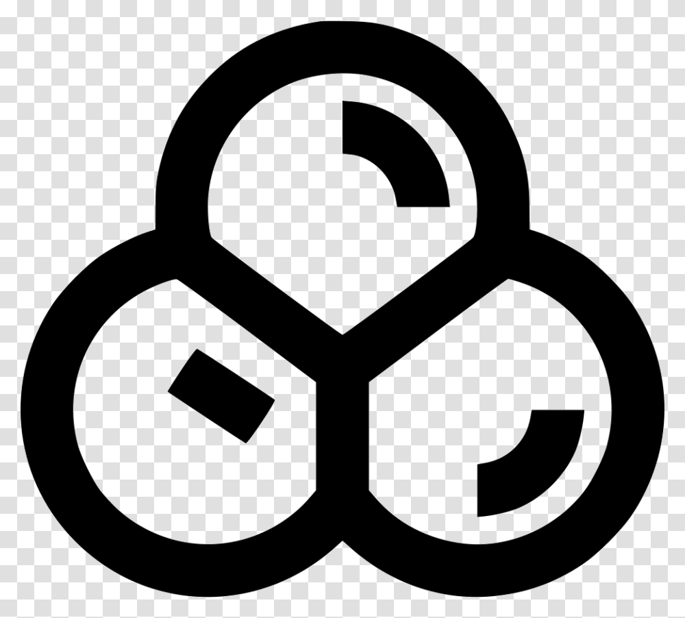 Atoms Icon, Stencil, Number Transparent Png