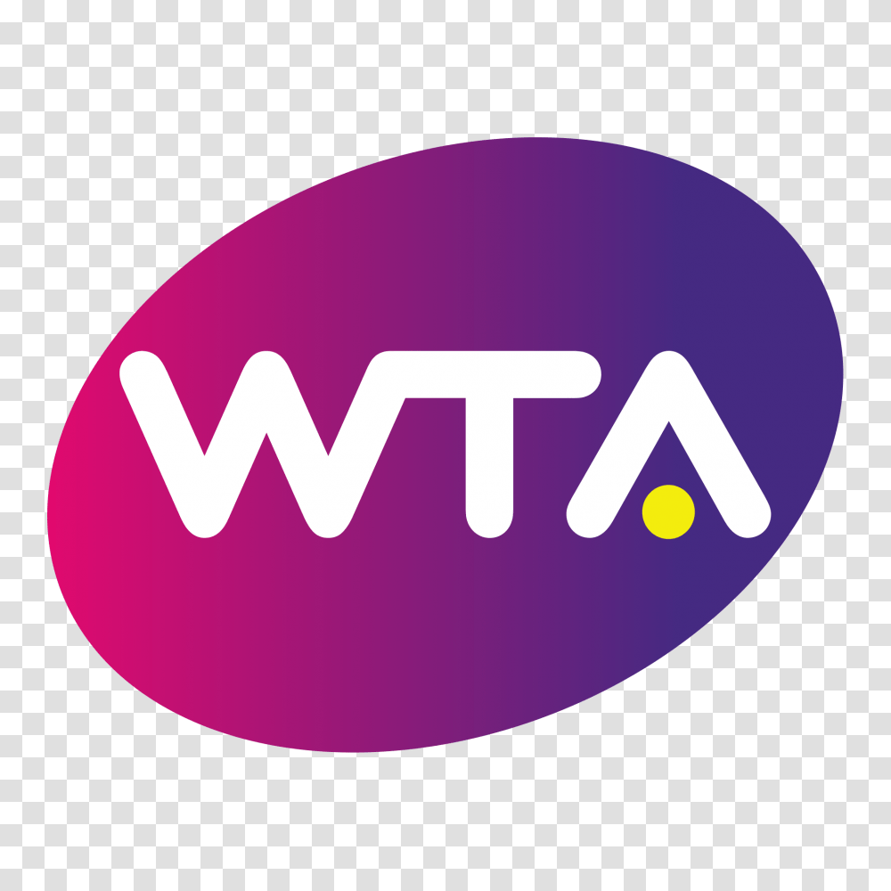 Atp Tennis Logos Wta Tennis, Label, Text, Purple, Sticker Transparent Png