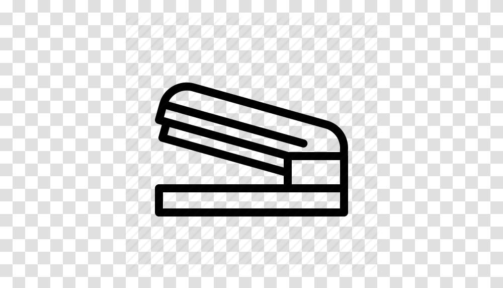 Attach Clip Fastnen Paper Pin Stapler Stationary Icon, Light Transparent Png