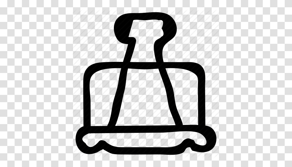 Attach Clip Office Paperclip Papers Stationary Tool Icon, Scale Transparent Png