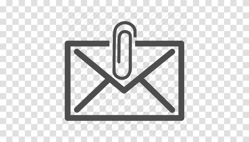 Attach Message Attachment Envelope Letter Mail Paper Clip, Chair, Furniture, Alphabet Transparent Png