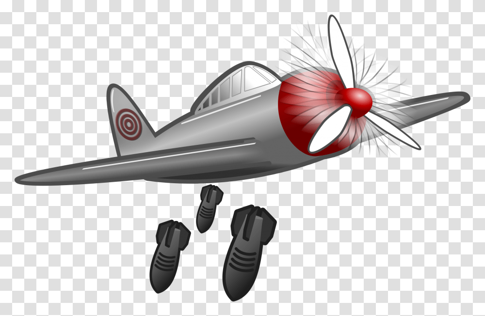 Attack Clipart Plane Dropping Bombs Clipart, Aircraft, Vehicle, Transportation, Jet Transparent Png