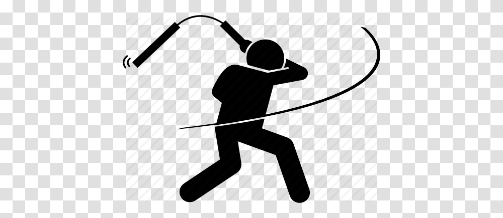 Attack Nunchaku Nunchucks Swing Weapon Icon, Piano, Leisure Activities, Musical Instrument, Duel Transparent Png