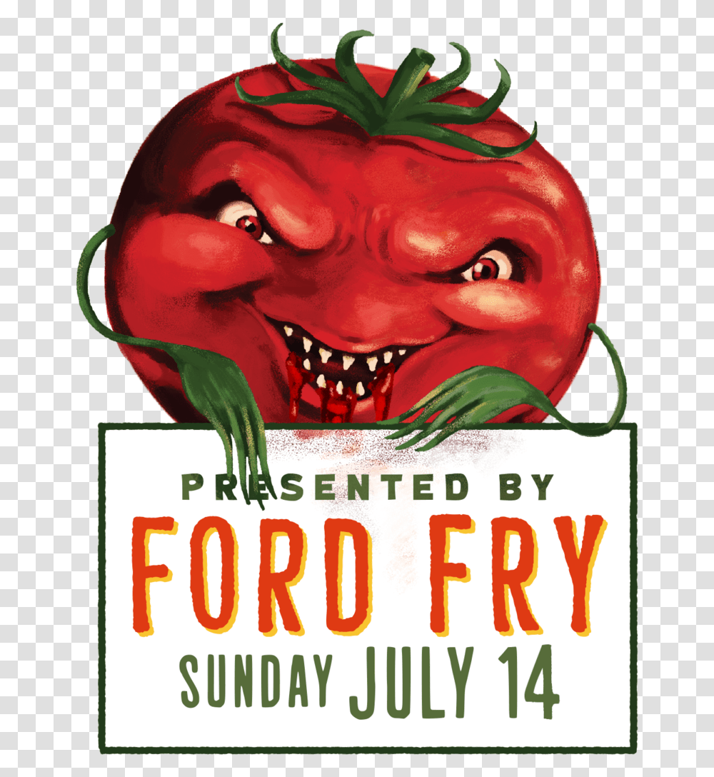 Attack Of The Killer Tomato Festival 2019 Tomato, Poster, Advertisement, Flyer, Paper Transparent Png
