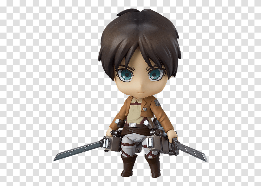 Attack On Titan Eren Yeager Action Figure, Person, Human, Toy, Figurine Transparent Png