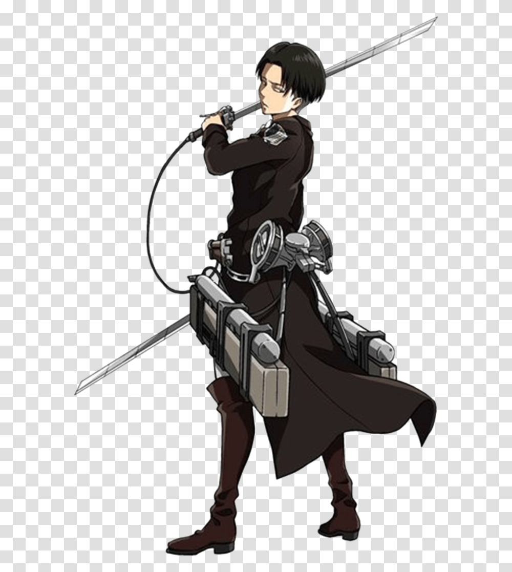 Attack On Titan Outfit Levi Download Attack On Titan Levi Outfit, Person, Human, Duel Transparent Png