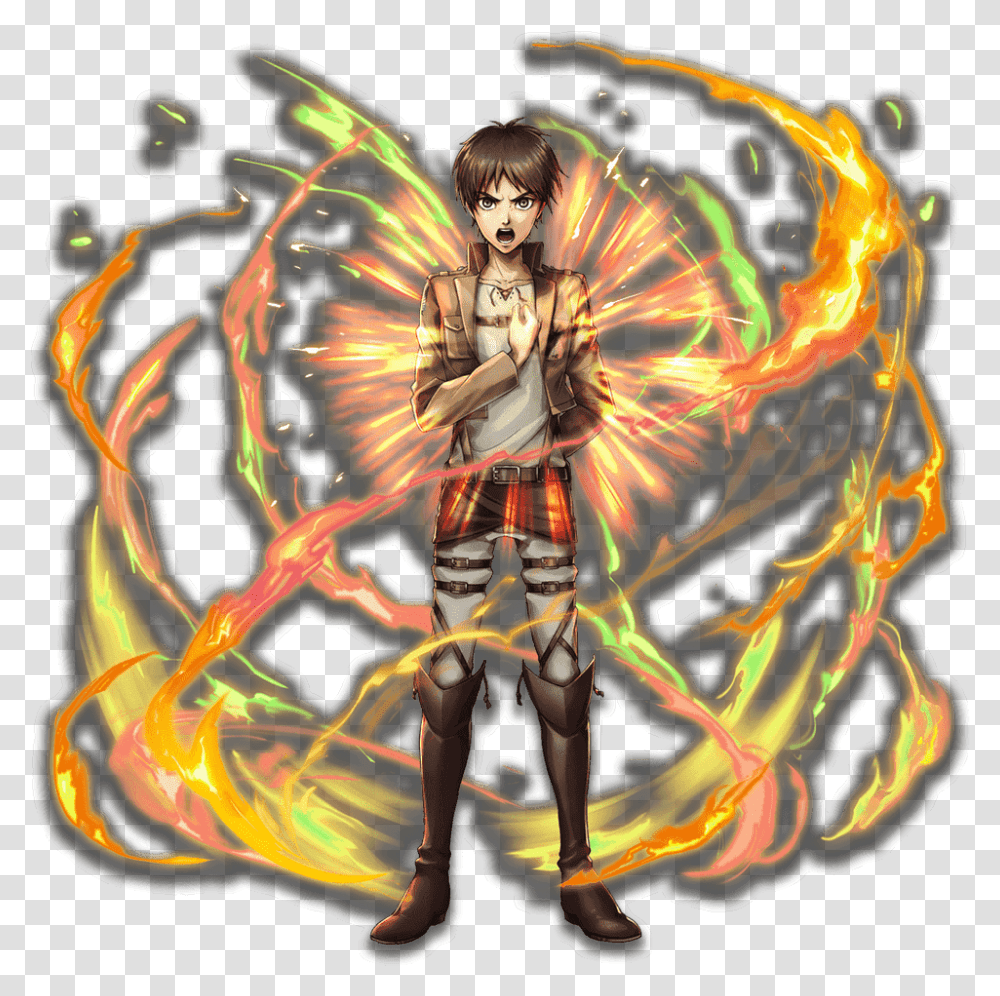 Attack On Titan, Person, Light, Face, Laser Transparent Png