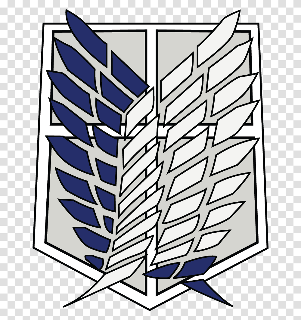 Attack On Titan Survey Corps Logo, Label, Building, Outdoors Transparent Png