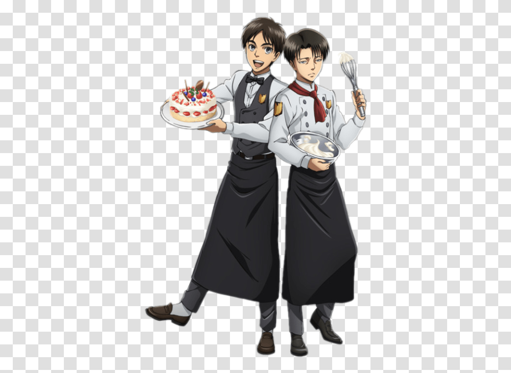 Attack On Titan X Sweets Paradise, Person, Human, Birthday Cake, Dessert Transparent Png