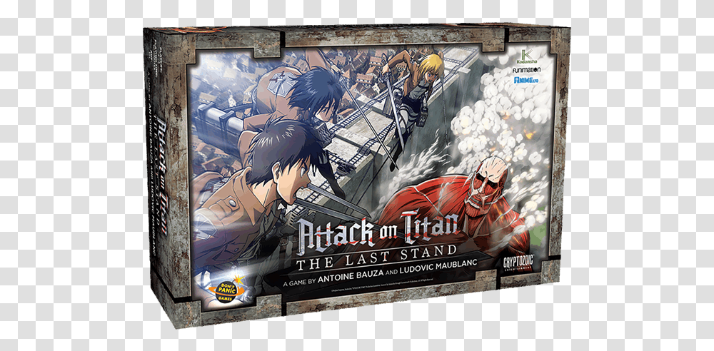 Attack Tactical Board Game Attack On The Titan The Last Stand, Poster, Advertisement, Person, Human Transparent Png
