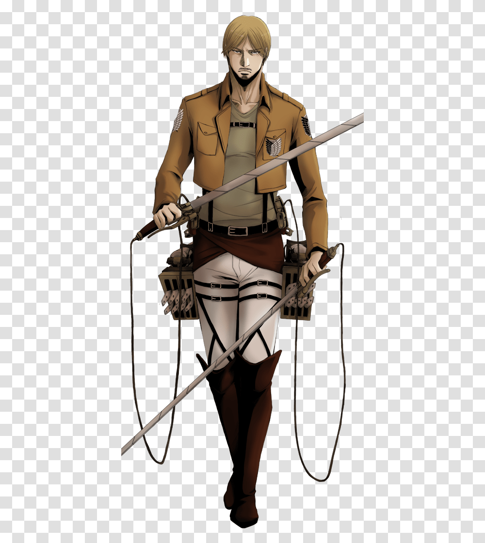 Attaque Des Titans Mike Zacharias, Person, Costume, Sport Transparent Png