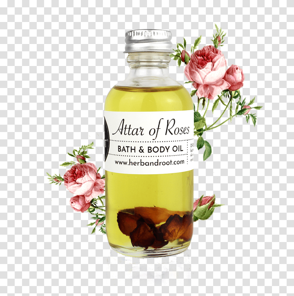 Attar Of Roses Bath Amp Body Oil Attar Base Olive Oil, Liquor, Alcohol, Beverage, Bottle Transparent Png