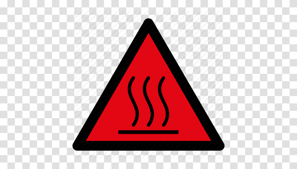 Attention Caution Danger Hazard Hot Surface Warning Icon, Triangle, Sign, Road Sign Transparent Png