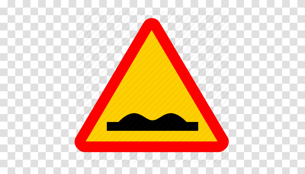 Attention Dirt Road Rough Sign Warning Way Icon, Triangle, Road Sign Transparent Png