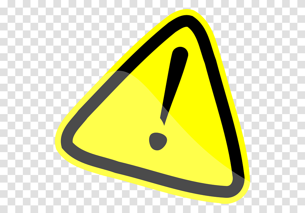 Attention, Triangle, Arrowhead, Label Transparent Png