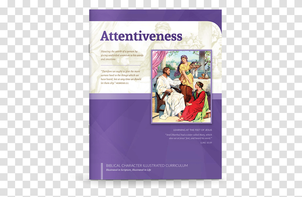 Attentiveness Booklet Cover Women Of The New Testament, Person, Human, Poster, Advertisement Transparent Png