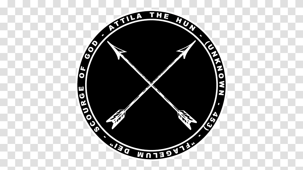 Attila The Hun Black & White Seal Shirt Erciyes Niversitesi Hukuk Fakltesi, Symbol, Emblem, Bow, Armor Transparent Png