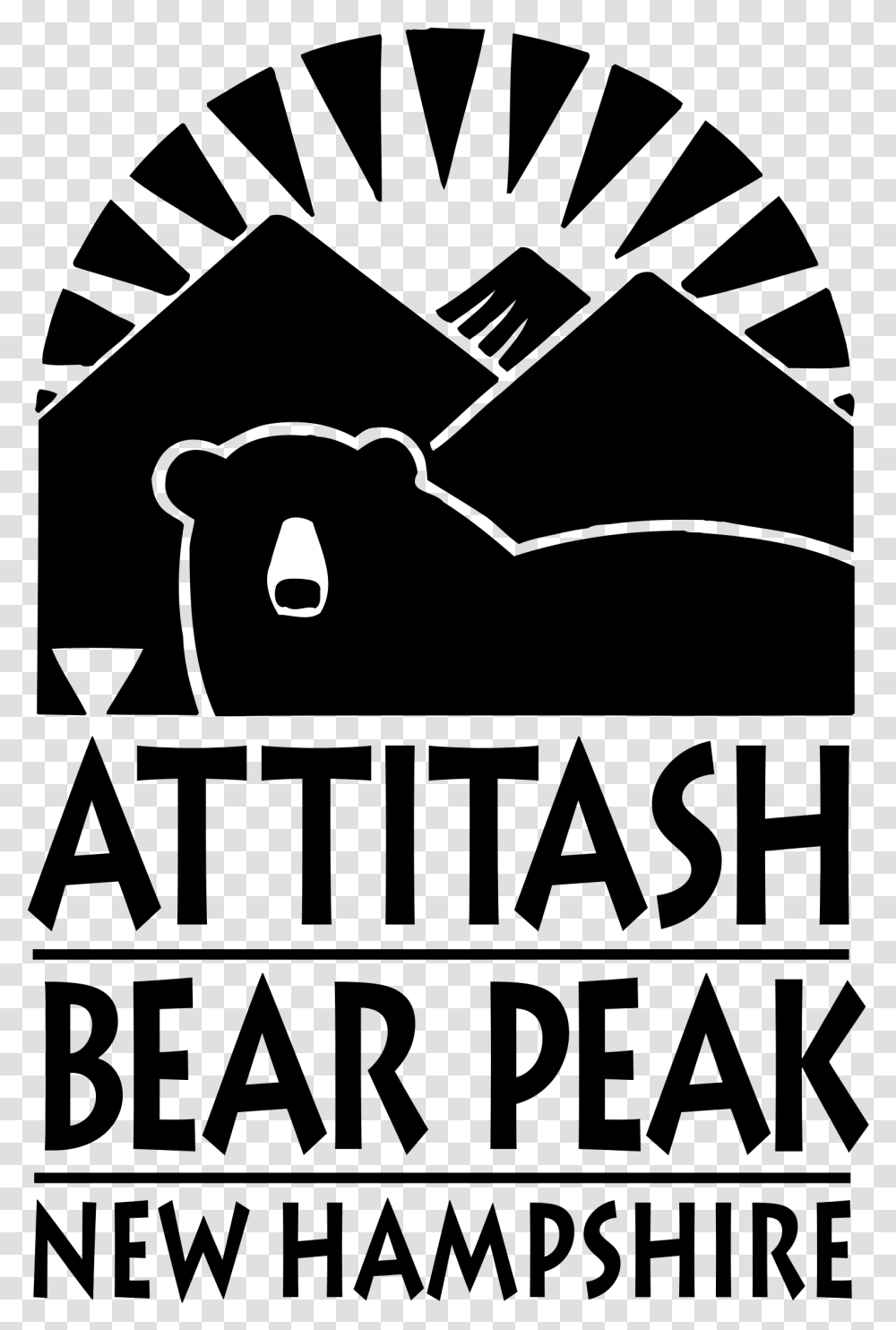 Attitash Bear Peak Logo Poster, Candle, Moon, Outer Space, Night Transparent Png