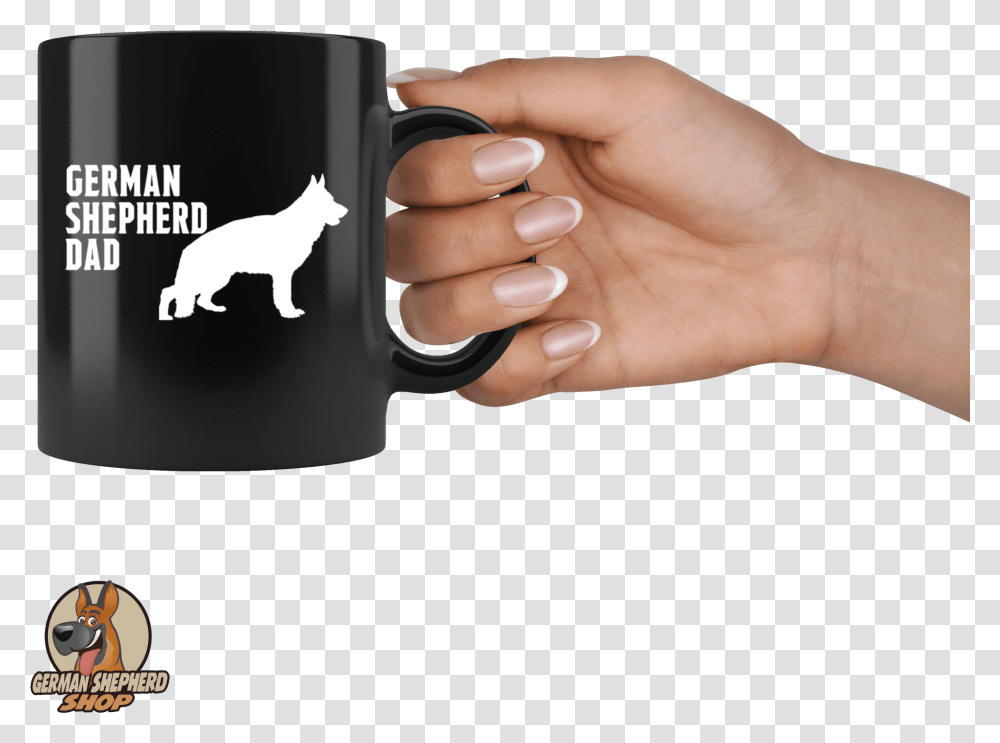 Attitude Image With Cup In Hand, Coffee Cup, Person, Human, Cat Transparent Png