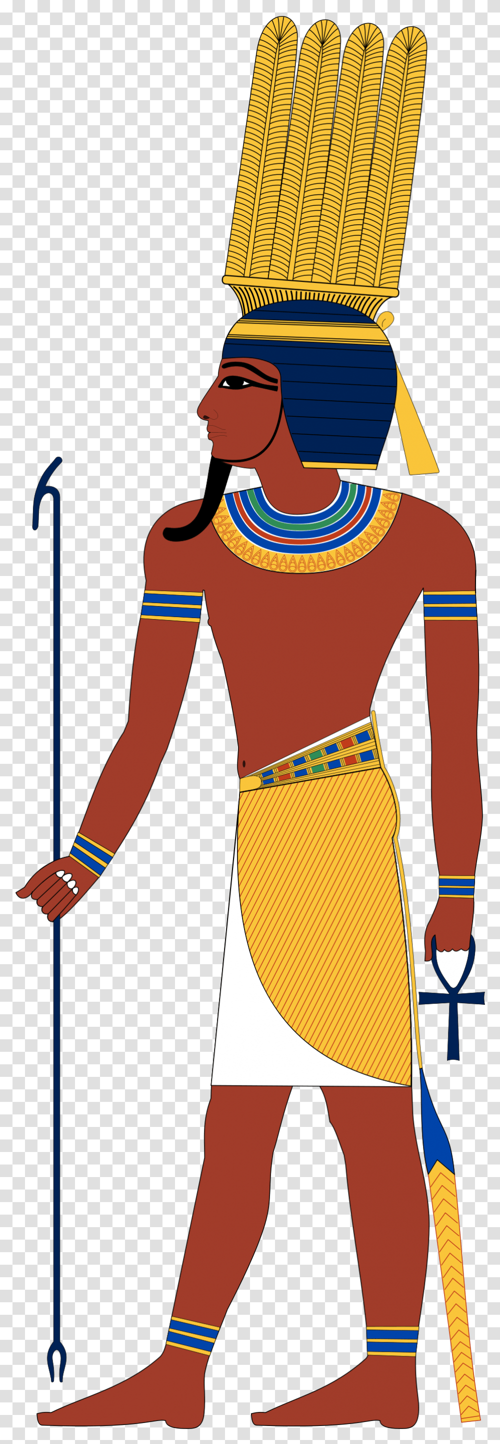 Atum Egyptian God, Person, Human, Apparel Transparent Png