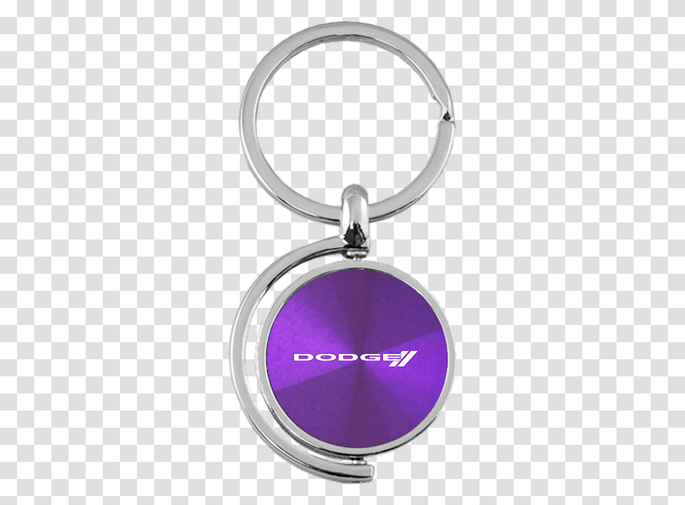 Au Tomotive Gold Dodge Stripe Logo Purple Spinner Key Fob Keychain, Pendant, Accessories, Accessory, Locket Transparent Png