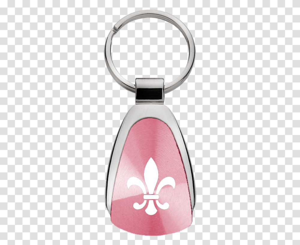 Au Tomotive Gold Fleur De Lis Pink Teardrop Key Fob Keychain, Lamp, Clothes Iron, Appliance, Bracket Transparent Png