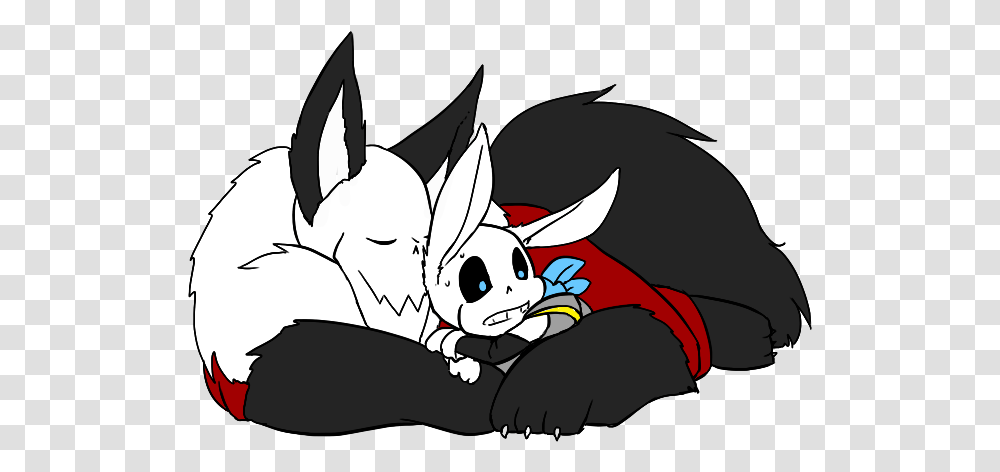 Au Undertale One Shots Werewolf Underfell Papyrus X Fictional Character, Animal, Mammal, Rabbit, Rodent Transparent Png