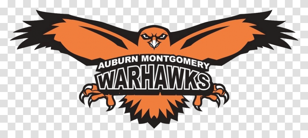 Auburn Montgomery Logo Warhawks Auburn University Montgomery Logo, Animal, Word, Bird Transparent Png