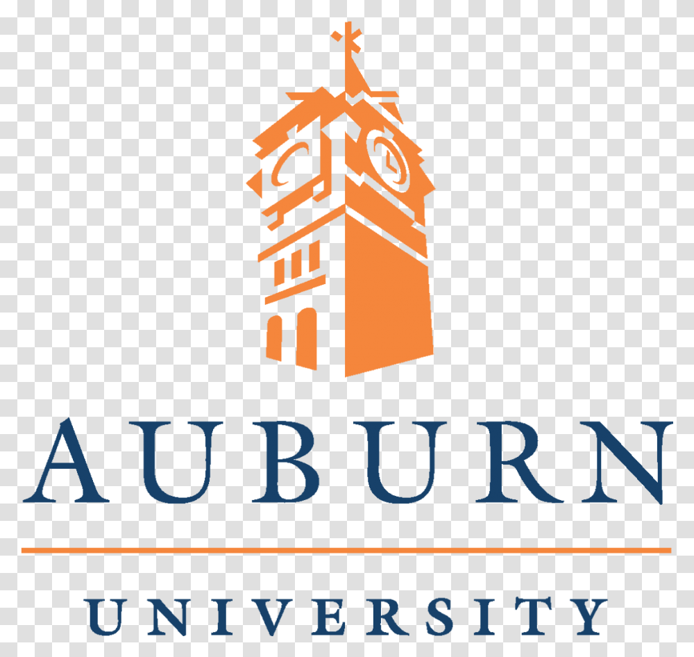 Auburn University School Logo, Tower, Architecture, Building, Clock Tower Transparent Png