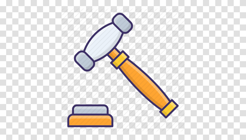 Auction Gavel Hammer Law Icon, Tool, Mallet Transparent Png