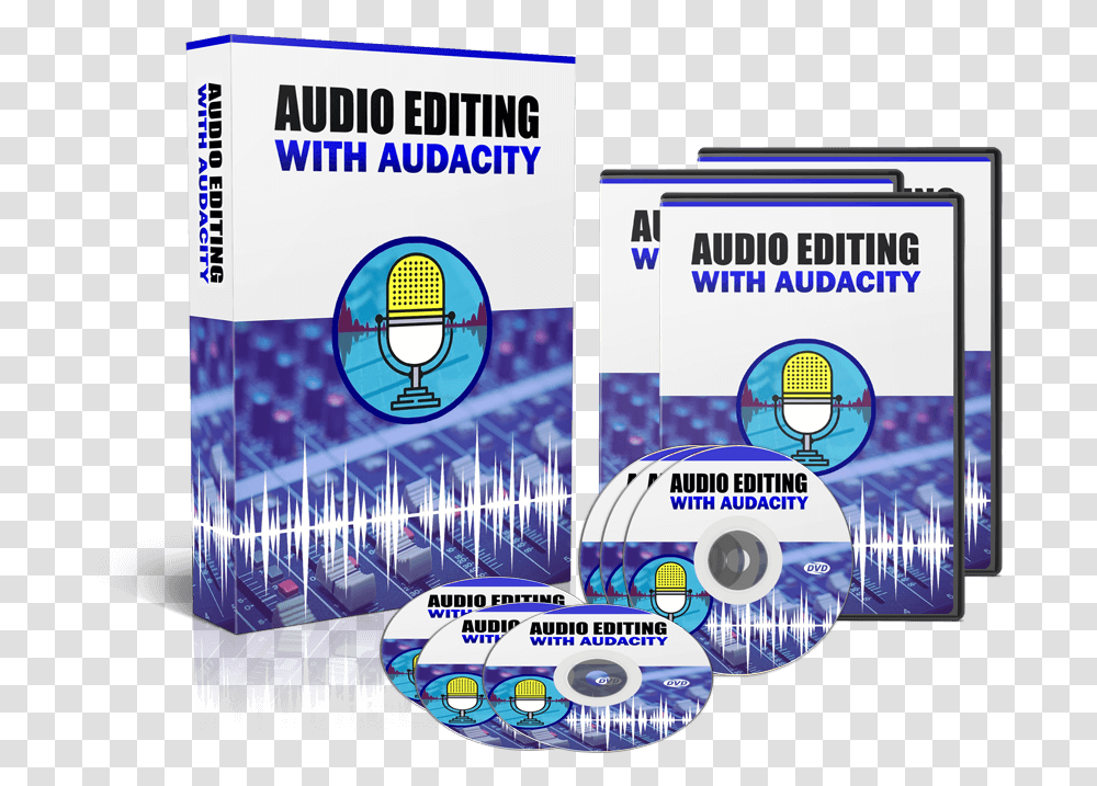 Audacity Logo, Disk, Dvd Transparent Png