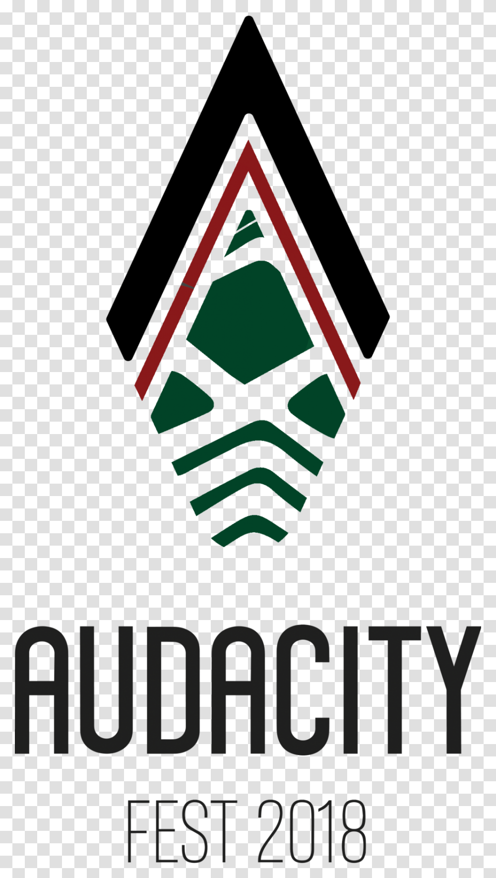 Audacity Logo, Triangle, Poster, Advertisement Transparent Png