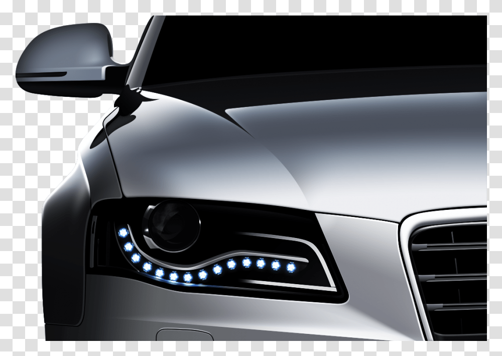 Audi A4 Campaign Download Audi Led Daytime Running Lights, Projector, Car, Vehicle, Transportation Transparent Png